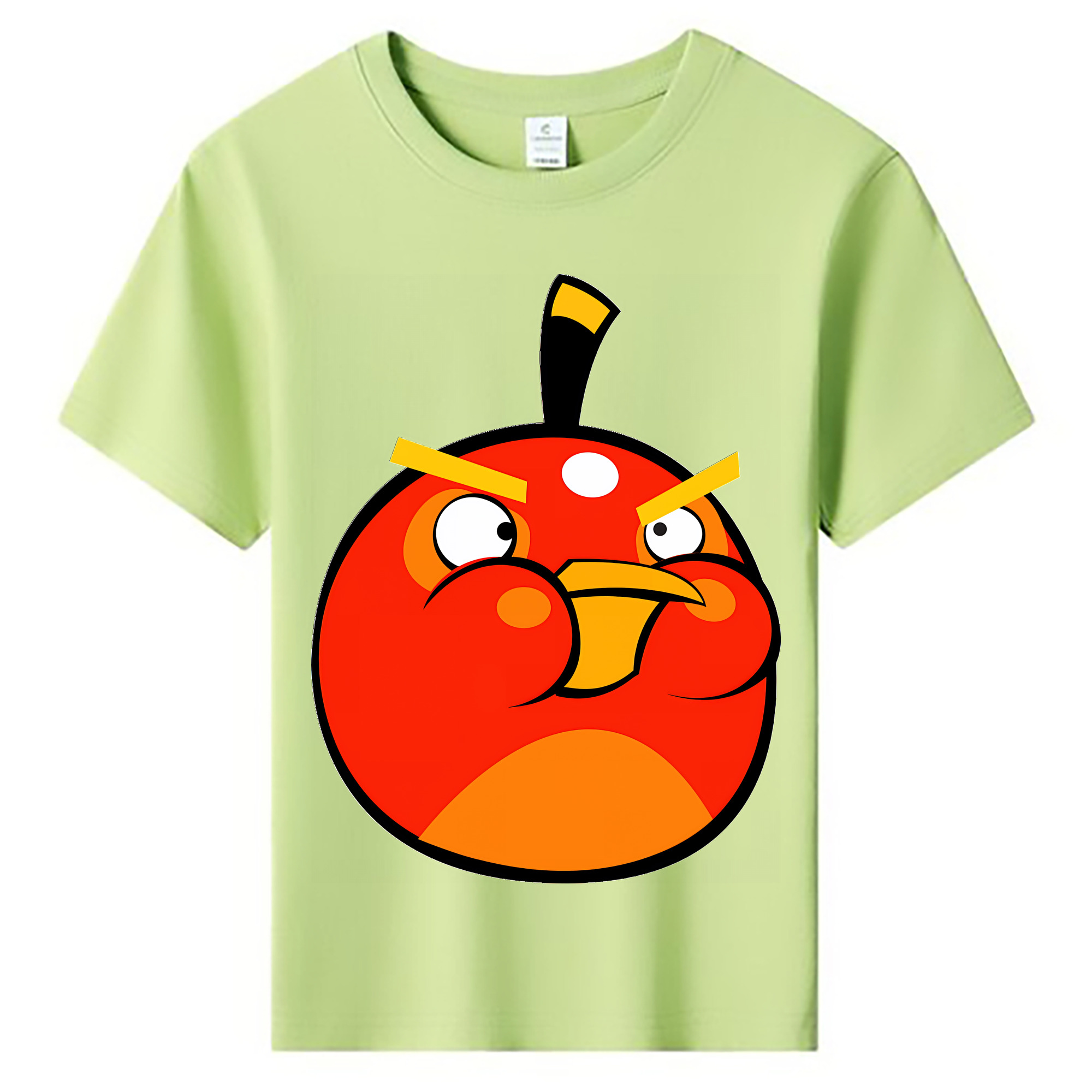 （画像用） Angry Birds アングリーバード 綿100％キッズTシャツ（フロントプリント）